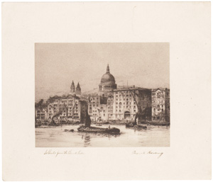 St Paul's from the Bank Side Frank Harding